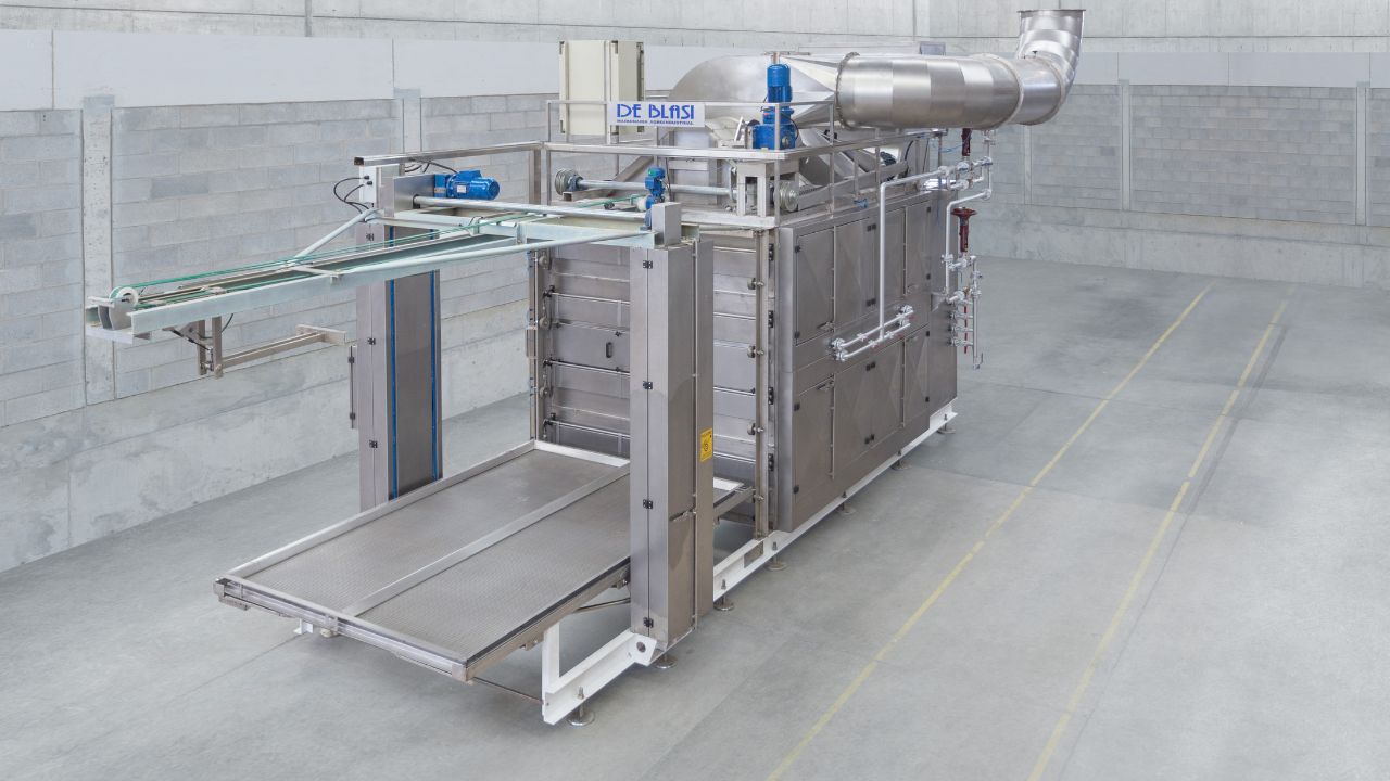 Horno deshidratador semicontinuo industrial
