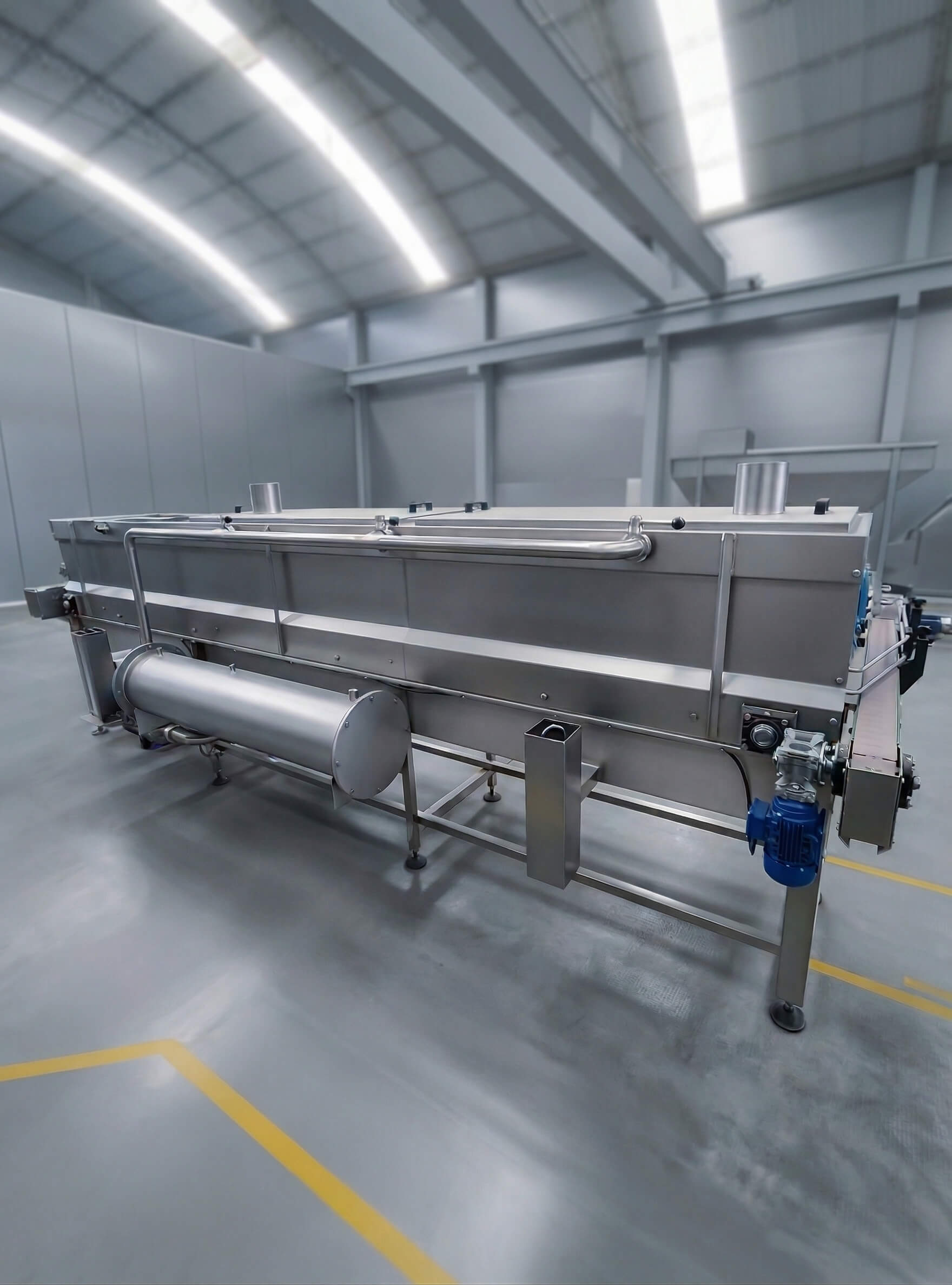 Túnel pasteurizador plano para mermeladas
